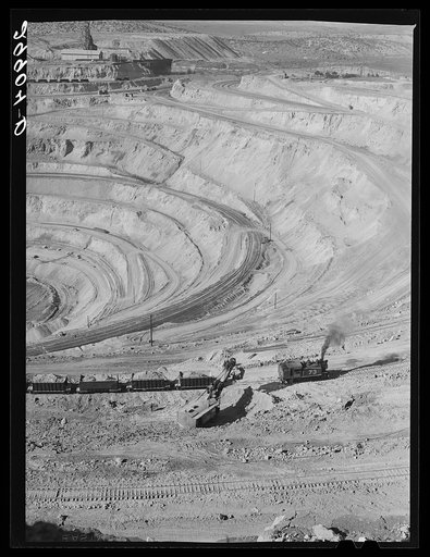 Untitled photo, possibly related to: Copper pit. Ruth, Nevada