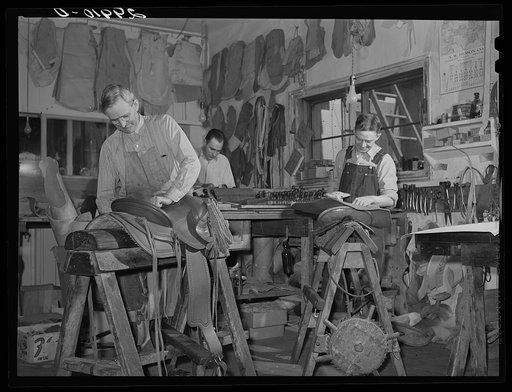 Saddle makers. Capriola Saddlery, Elko, Nevada