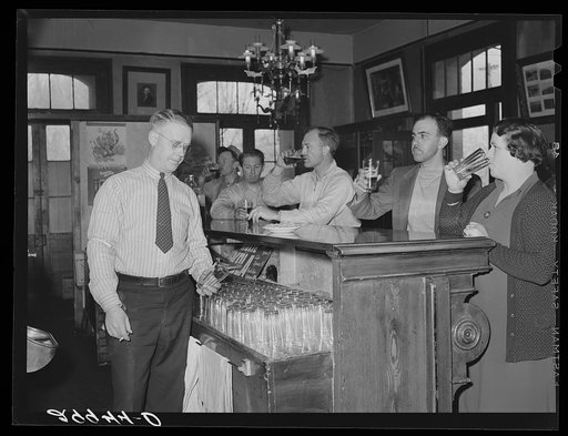 Bar in Carson Brewery. Carson City, Nevada