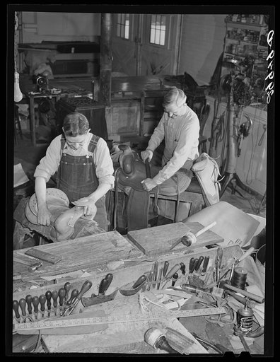 Saddle makers. Capriola Saddlery, Elko, Nevada