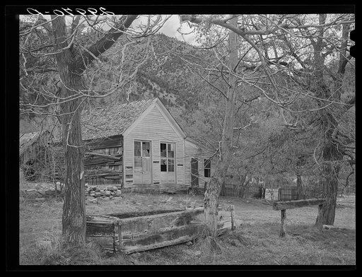 Ruins of first saloon in state. Genoa, Nevada