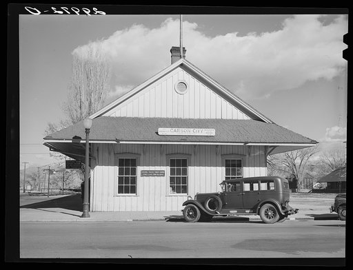 Railroad station. Carson City, Nevada