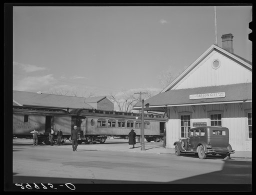 Railroad station. Carson City, Nevada