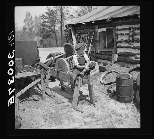 Youngest child of the Hale family. Near Black River Falls, Wisconsin