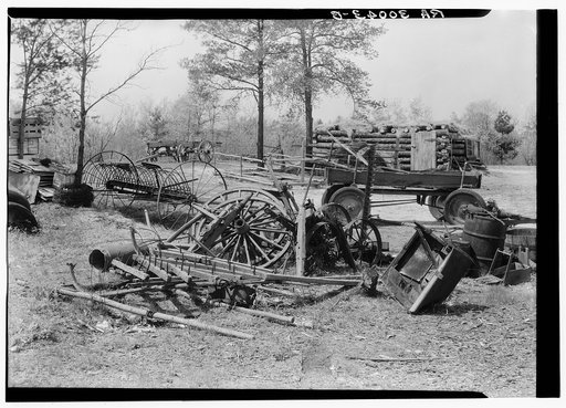 Machinery belonging to the Hale family, farmers near Black River Falls, Wisconsin