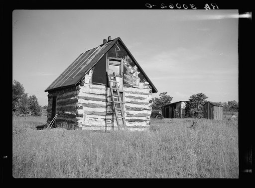 Type of house in which people are still living on the Allegan Project, Michigan