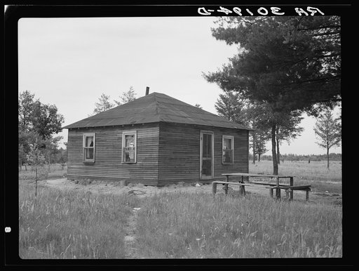 Home of John Mathews family near Black River Falls, Wisconsin