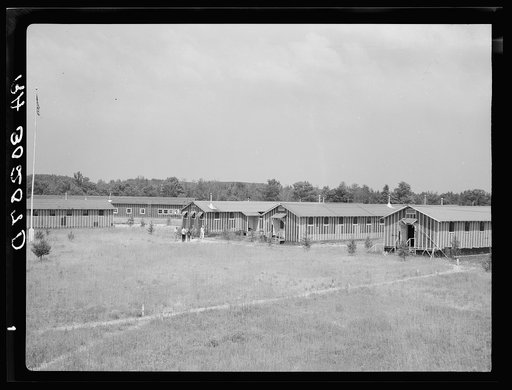The work camp on the resettlement land use project near Black River Falls, Wisconsin