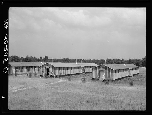 Untitled photo, possibly related to: The work camp on the resettlement land use project near Black River Falls, Wisconsin