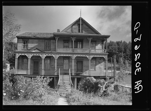Old house in Tower, Minnesota, former prosperous lumbertown