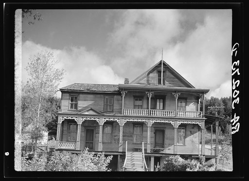 Untitled photo, possibly related to: Old house in Tower, Minnesota, former prosperous lumbertown