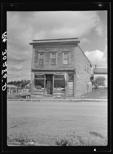 Store in iron range town. Saint Louis County, Minnesota