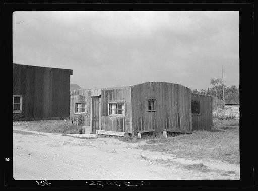 Untitled photo, possibly related to: Dwelling on main street of Craigville, Minnesota. Lumbering "frontier" town