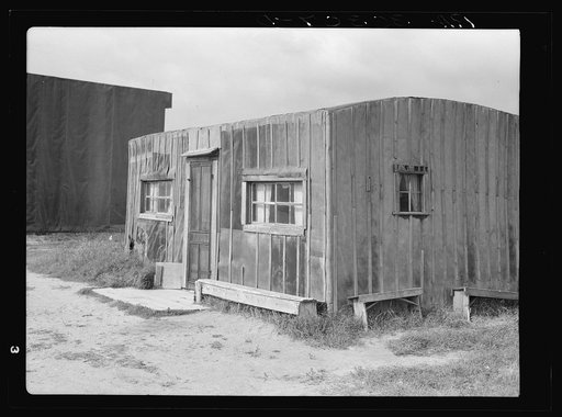 Dwelling on main street of Craigville, Minnesota. Lumbering "frontier" town