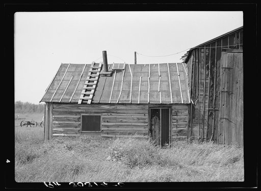Building in abandoned lumber camp. Gemmel, Minnesota