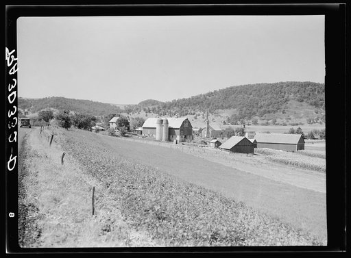 Farm and village, western Wisconsin