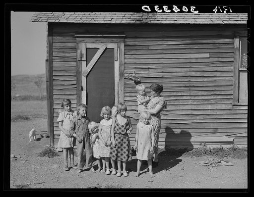 Family of Olaf Fugelberg, farmer. Williams County, North Dakota