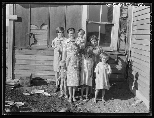 The Hall family living near Alamo, North Dakota