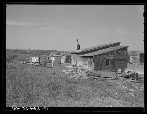 Farmhouse near Wheelock, North Dakota