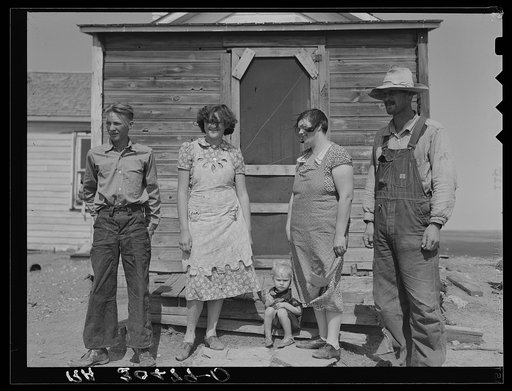 Family of E. Forder. Williams County, North Dakota