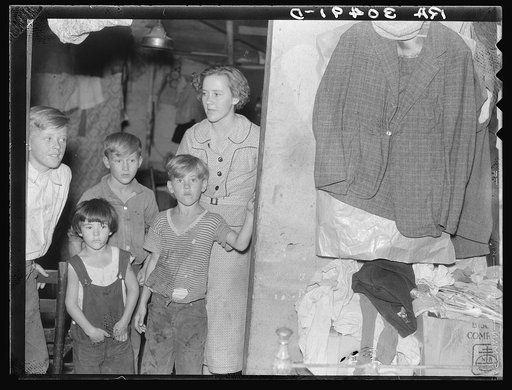 Untitled photo, possibly related to: Children of Gunnar Kvande, farmer in Williams County, North Dakota