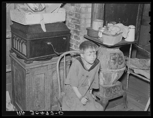 Child of Floyd Peaches, farmer near Williston, North Dakota
