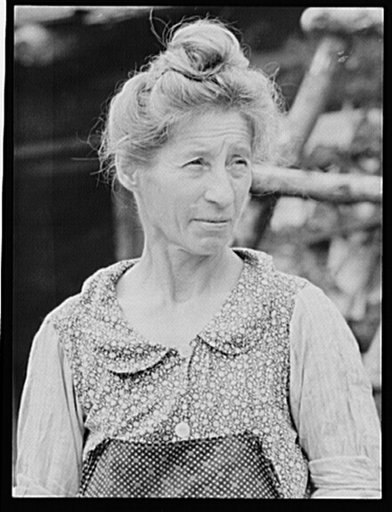 Mrs. Hale, wife of cut-over farmer. Black River Falls, Wisconsin