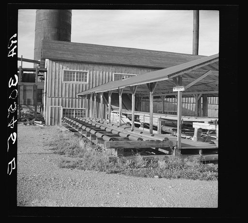 Untitled photo, possibly related to: Part of old box factory. Tower, Minnesota