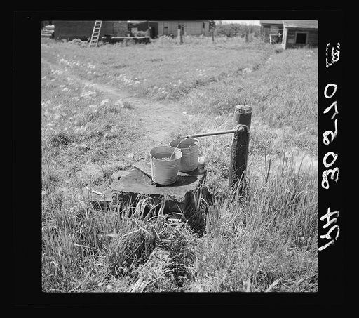 Small artesian wells contribute to the water supply of Ericsburg, Minnesota