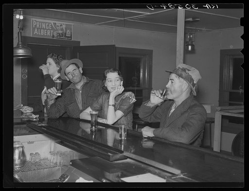 Saturday night in a saloon. Craigville, Minnesota