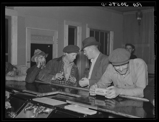 Saturday night at the bar. Craigville, Minnesota