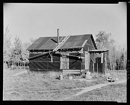 Farm home of Orville White, farmer near Northome, Minnesota