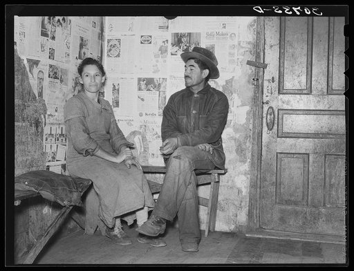 Mother and father of beet worker family near Fisher, Minnesota
