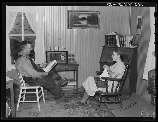 Parents in one of the better homes of Williams County. They are on relief.  North Dakota