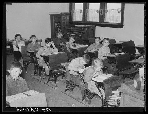 Rural school. Williams County, North Dakota