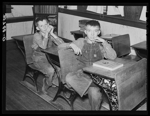Rural schoolchildren. Williams County, North Dakota