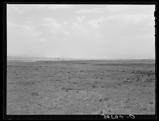 Dust storm near Williston, North Dakota