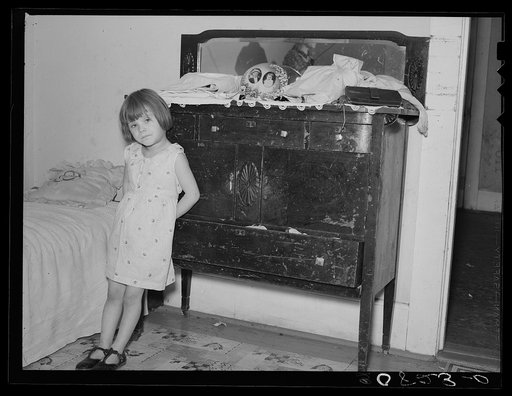 Daughter of the Shotbang family. Williston, North Dakota