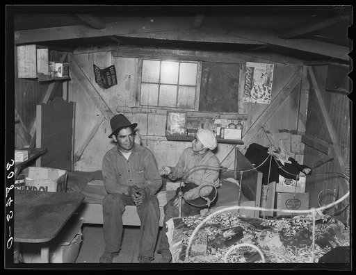 Untitled photo, possibly related to: Newly-married Mexican couple, beet workers near Crookston, Minnesota
