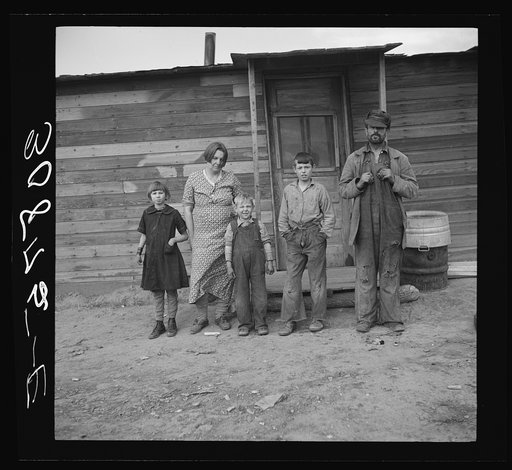 Family of Joe Kramer, farmer near Williston, North Dakota