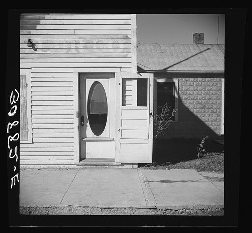 Doorway. Des Lacs, North Dakota