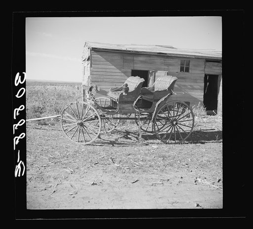 Untitled photo, possibly related to: Old surrey. Des Lacs, North Dakota