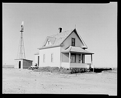 House of Bakke farm. Ambrose, North Dakota