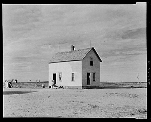 Home of John Baker, farmer near Crosby. Divide County, North Dakota
