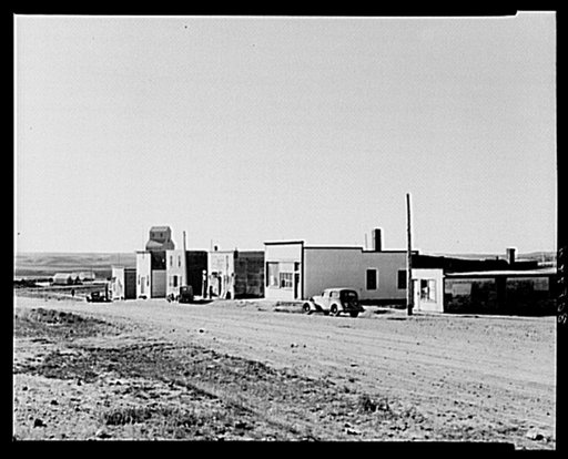 Main street. Alkabo, North Dakota
