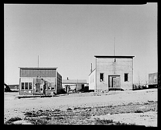 Store and town. Alkabo, Divide County, North Dakota