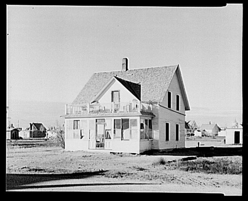 Home of Blaze Gallagher, former farmer now living in Crosby, North Dakota