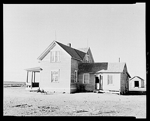 Home of Carl Thorson, former farmer now living in Crosby, North Dakota