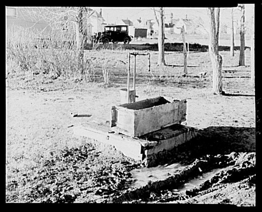Crosby, North Dakota. Source of water supply in the poorer section