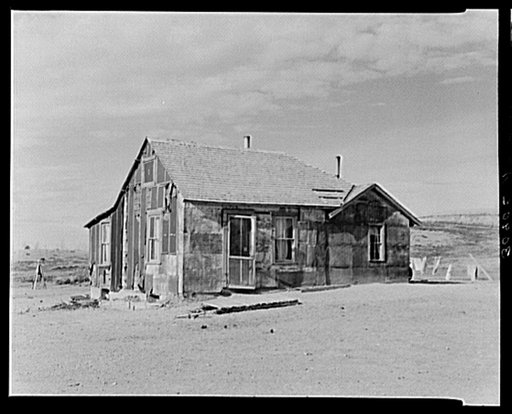 Home of Walter Myers [i.e. Myhra], farmer near Crosby, North Dakota. Homestead of 160 acres